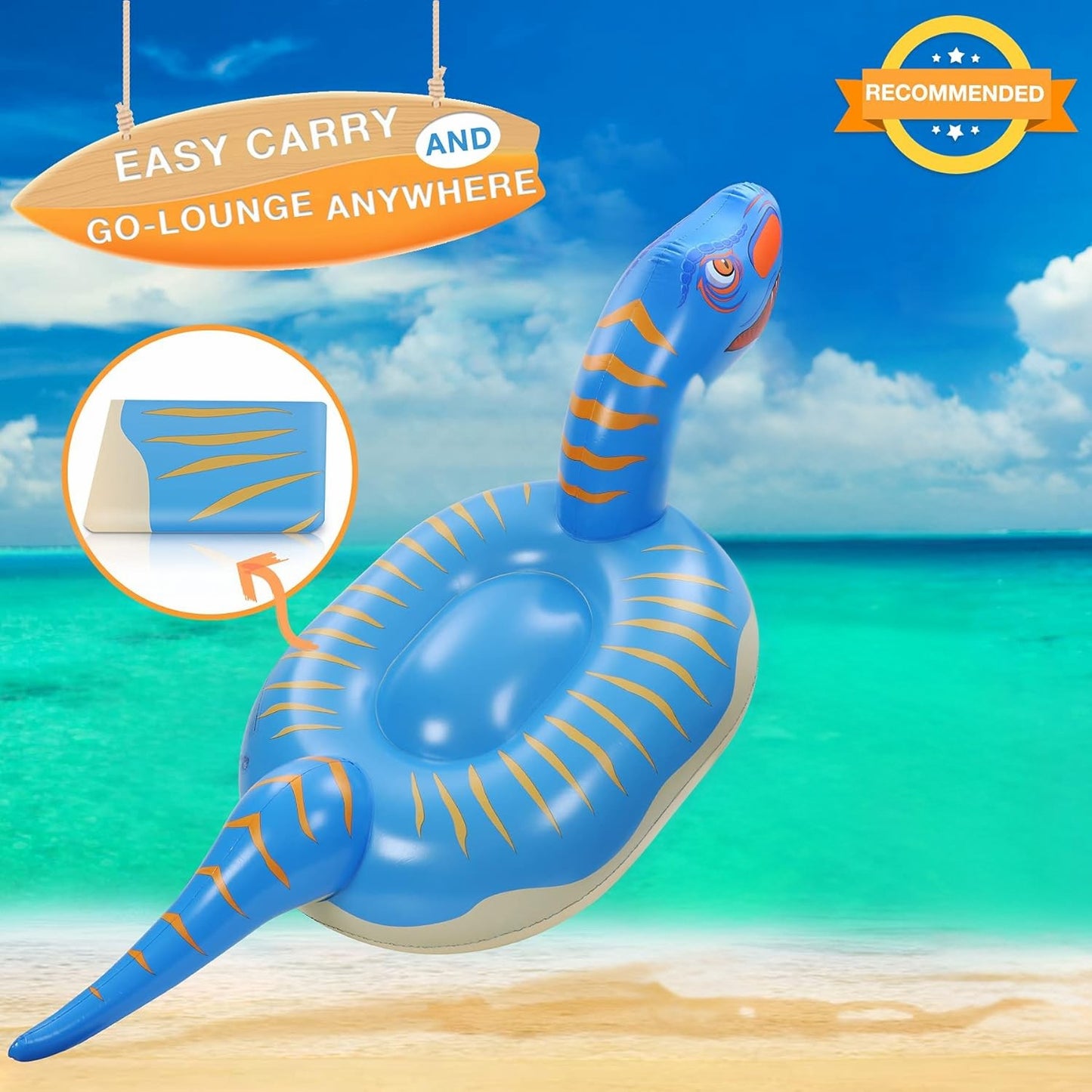 Bouée de piscine dinosaure Jojoin