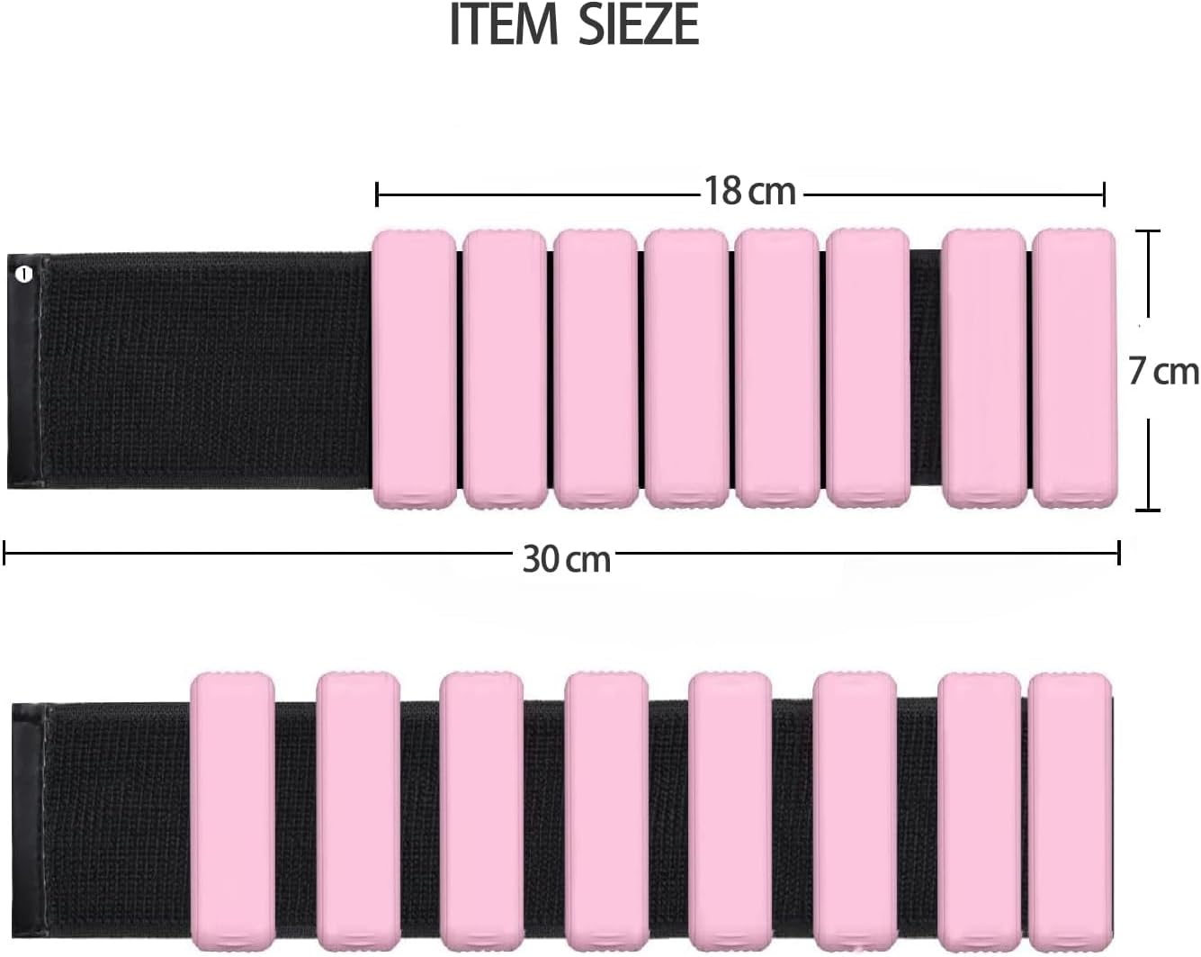 Handgelenkgewichte, Knöchelgewichte 2er-Set, Gewichtsmanschetten für Fuß oder Handgelenk