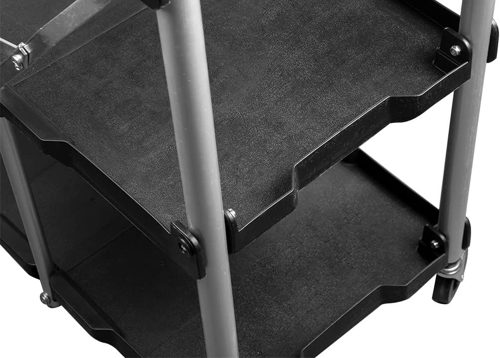 Workshop service trolley, foldable