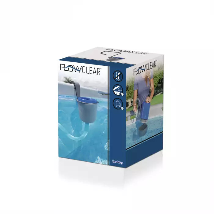 Bestway Einhängeskimmer für Filtersysteme, ab 2.006 l/h, weiß-türkis
