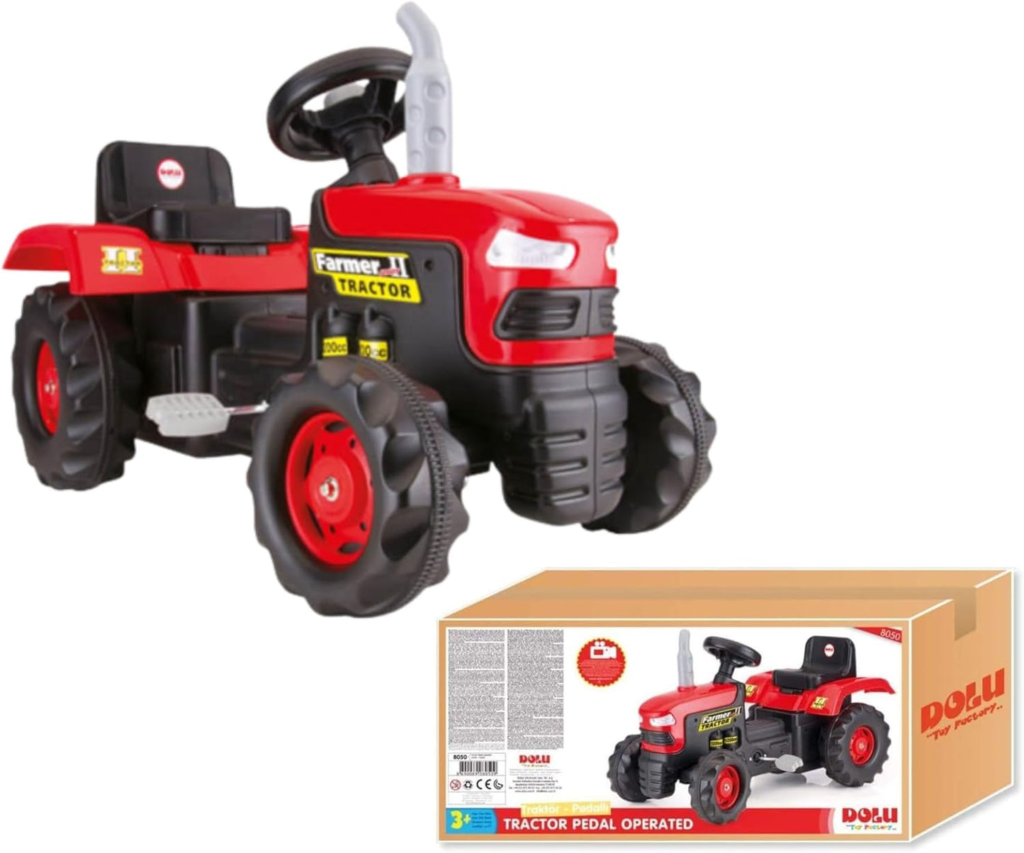 Tracteur à pédales pour enfants / tracteur de Dolu - véhicule pour enfants