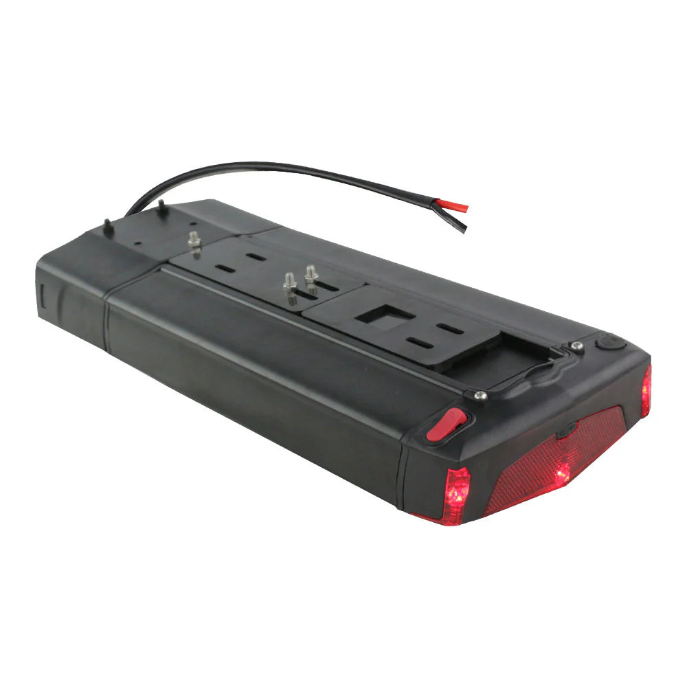 eBike battery with luggage rack