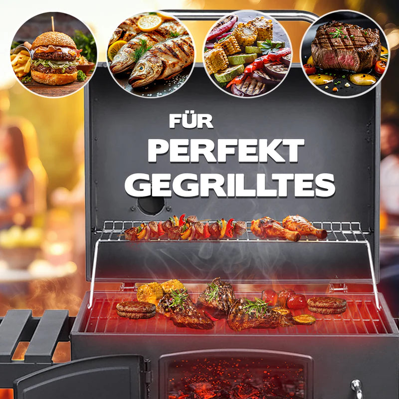 TAINO HERO XL Smoker Charcoal Grill Charcoal Grill Grill Cart (BUY MIX Bargain Fever)