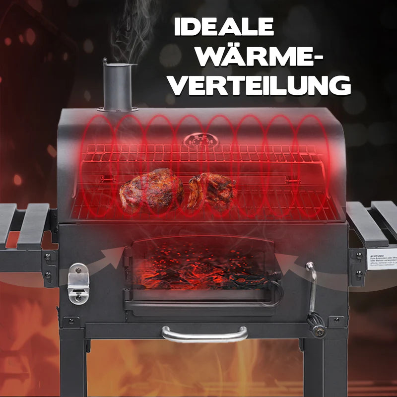 TAINO HERO XL Smoker Charcoal Grill Charcoal Grill Grill Cart (BUY MIX Bargain Fever)