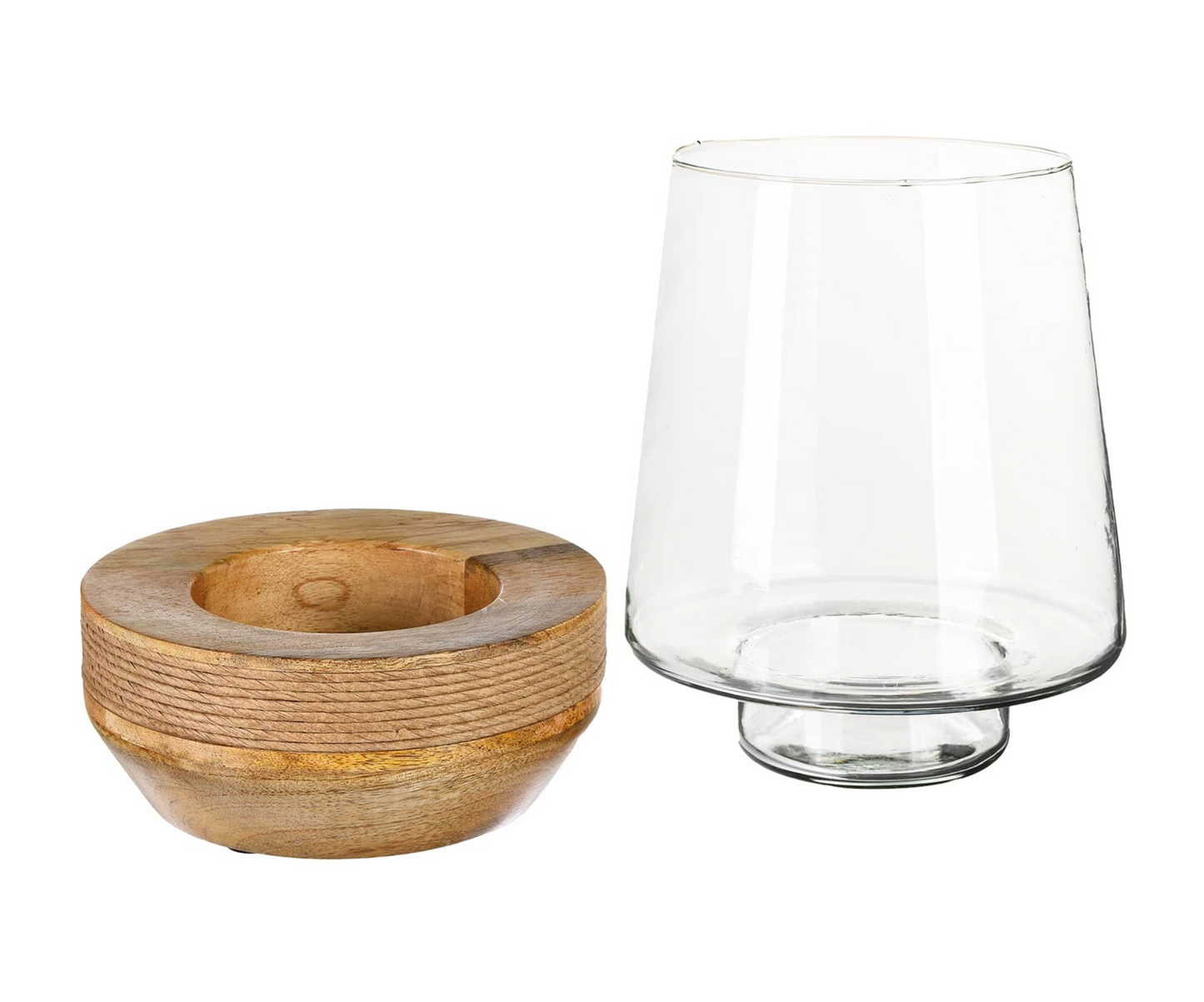 Windlicht Hurricane Beige, ⌀ 18 cm, H 245 mm