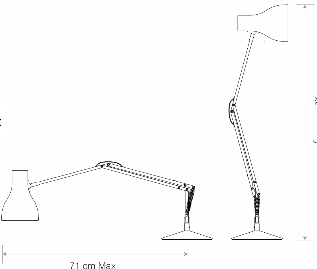Anglepoise - Type 75 Desk Lamp weiß