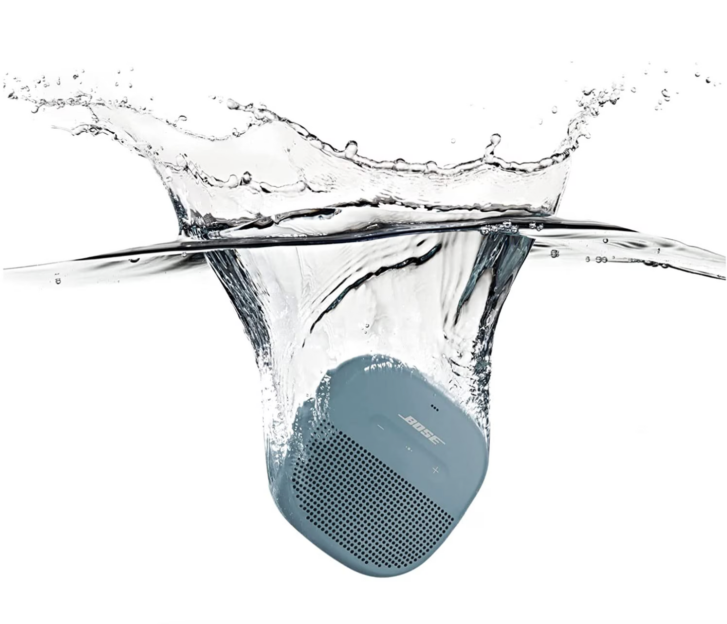 Bose SoundLink Micro Bluetooth Speaker: Kleiner tragbarer, wasserdichter Lautsprecher mit Mikrofon, Blau