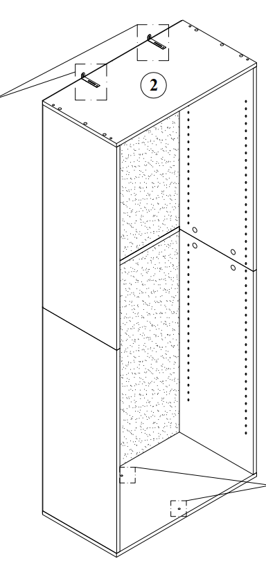 VCM - Corps blanc, Lona/Vandol 5 voies, armoire