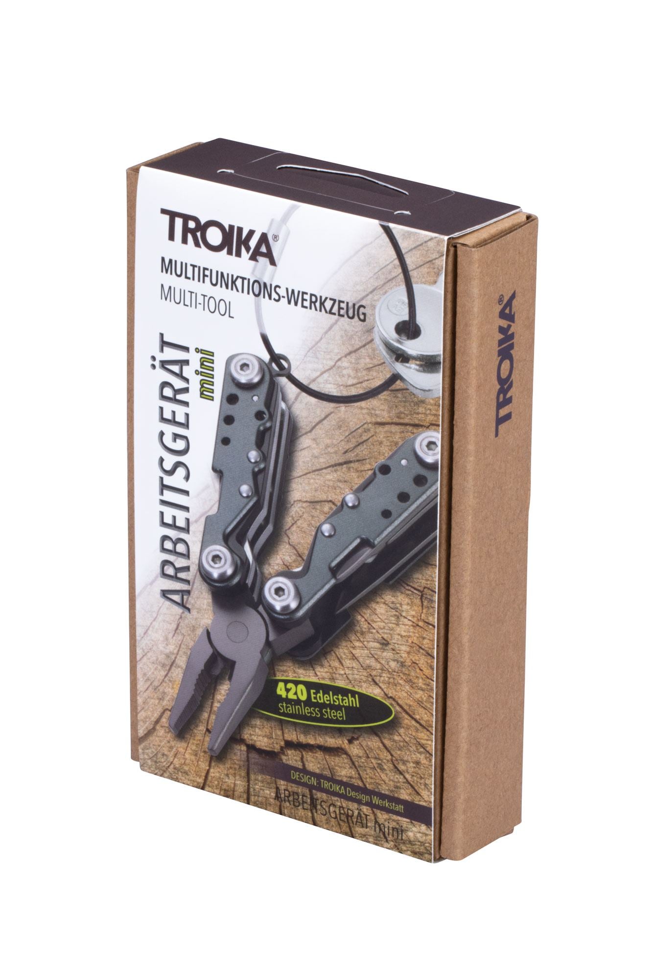 Troika - Mini-Werkzeug Schlüsselanhänger mit 10 Funktionen ARBEITSGERÄT mini