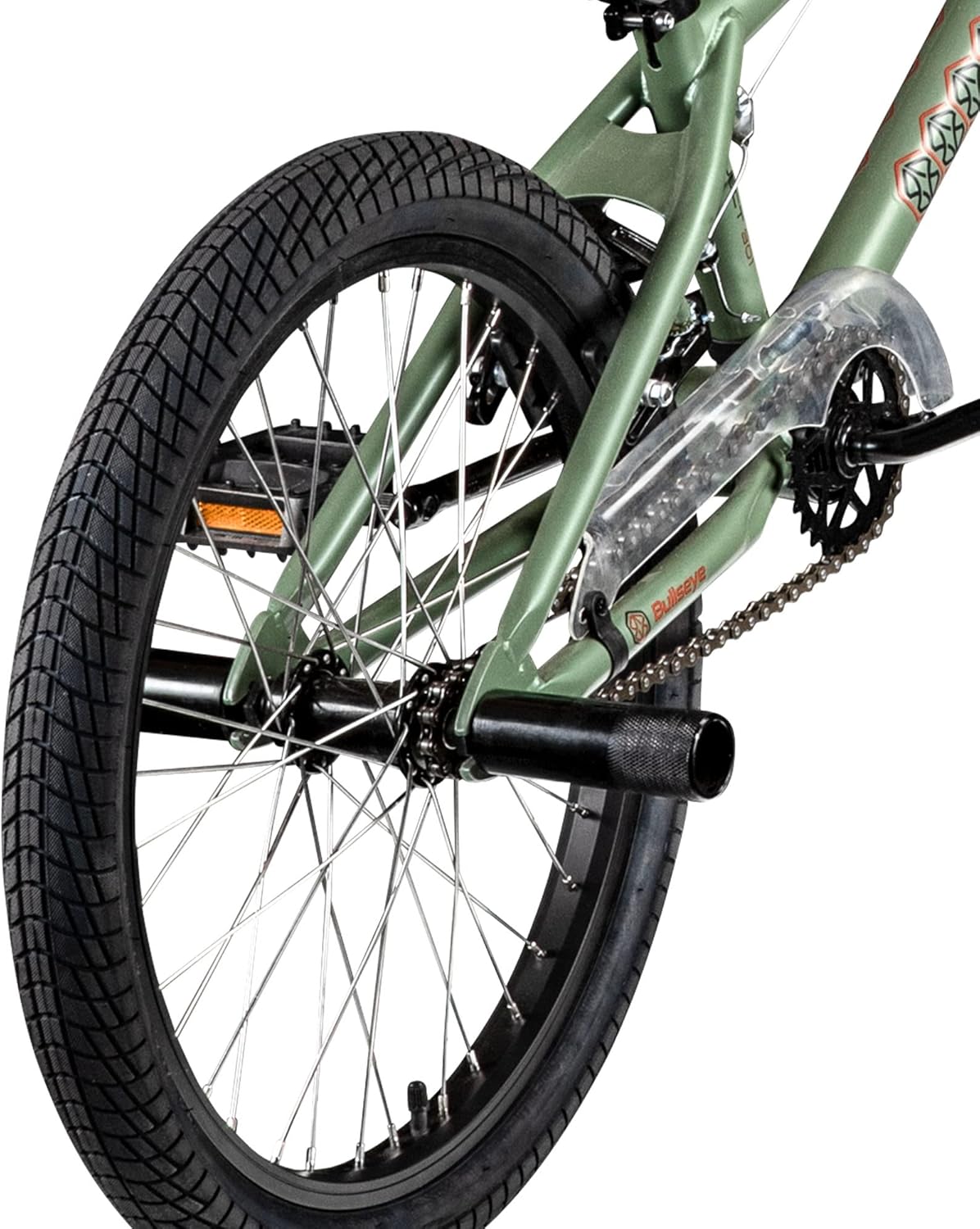 Bullseye Project 301 BMX für Mädchen Jungen 145 cm mit 2 Pegs und 360° Rotor, Einsteiger Fahrrad 20 Zoll Kinder Jugendliche Unisex mit Bremsen und Kettenschutz