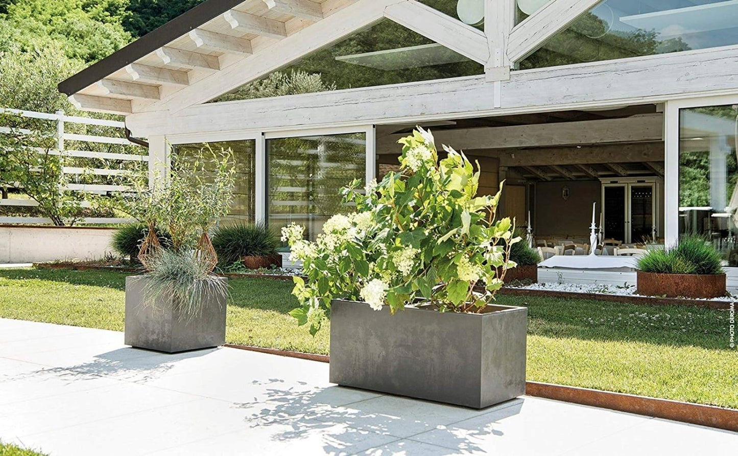 Deroma Pflanzkasten Millennium 79 cm x 39 cm x 39 cm Anthrazit