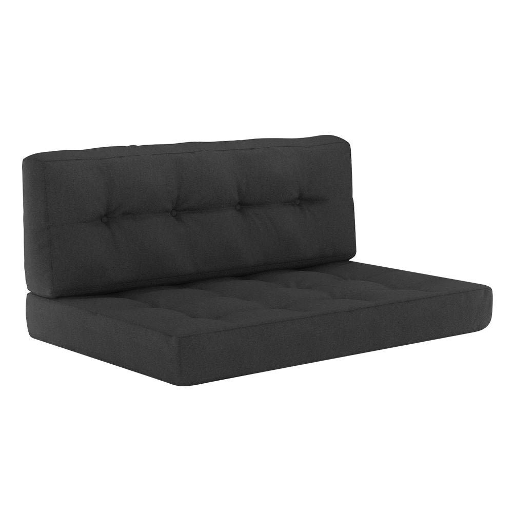Vicco Palettenkissen Set Anthrazit 2 Teile