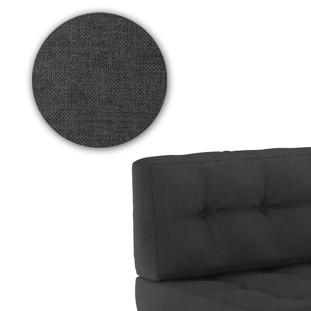 Vicco Palettenkissen Set Anthrazit 2 Teile