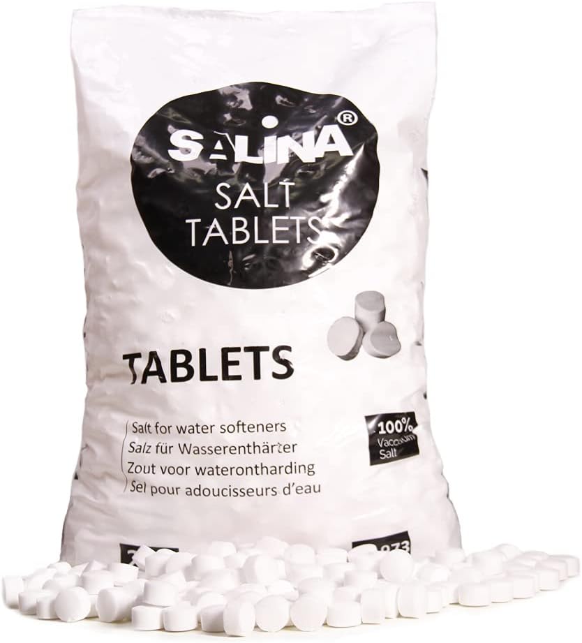 Sel régénérant Salina 25 kg | Sel de cuisine | Systèmes d'adoucissement d'eau au sel | Piscines | Sel adoucisseur d'eau haute pureté