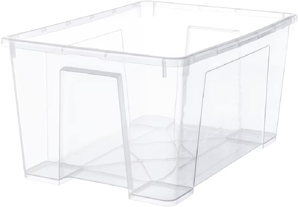 IKEA - SAMLA box, transparent, 56x39x28 cm/45 l