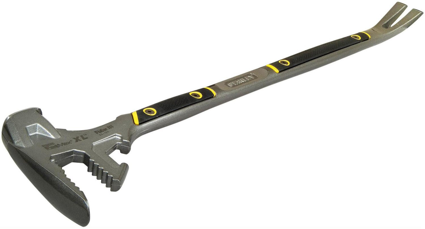 STANLEY FatMax Abbruchwerkzeug Brecheisen Stemmeisen Fubar III (5-in-1 Abbruchwerkzeug, Vorschlaghammer, Nagelschlitz, Backen für Hölzer, Stemmeisen) 1-55-120