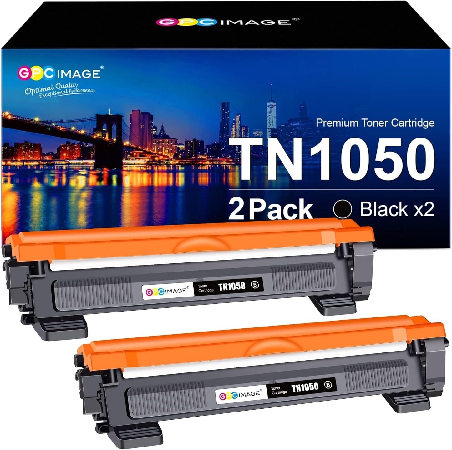 Drucker-Toner - GPC Image ersetzt Brother TN-1050 Doppelpack