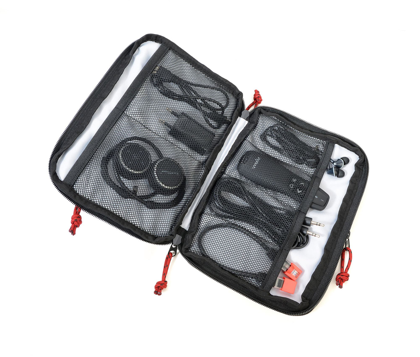 Troika - Kabeltasche für Elektronikzubehör mit Reißverschluss und Tragegriff BUSINESS TECH POUCH