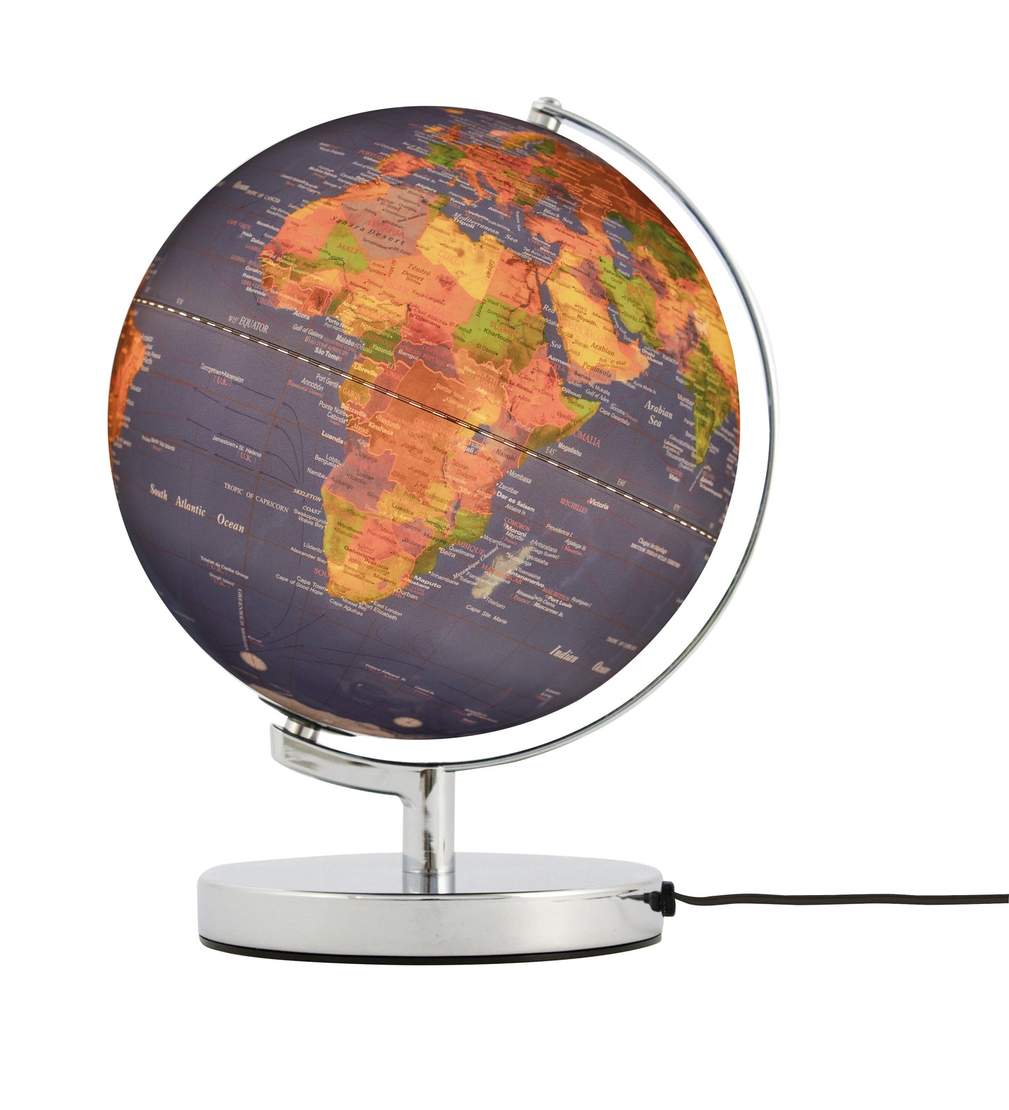 Emform - Illuminated globe TERRA PHYSICAL NO 2 LIGHT