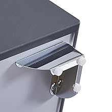Table de chevet pour chambre à coucher avec chargeur sans fil et commande tactile couleur