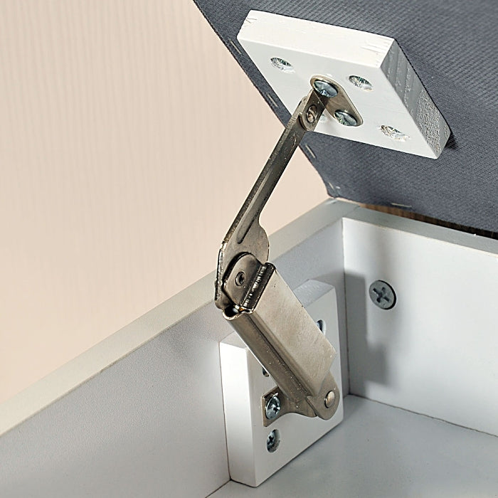 Schuhschrank/Sitzbank, weiß