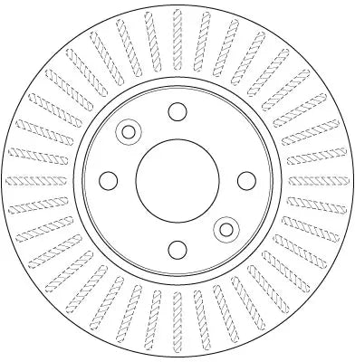 TRW DF6186 Bremsscheiben-Boxen, 2 Stück