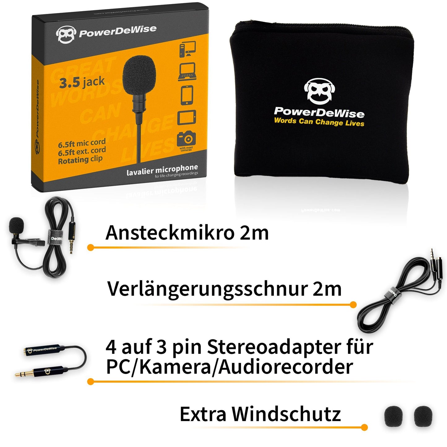 microphone à pince professionnel