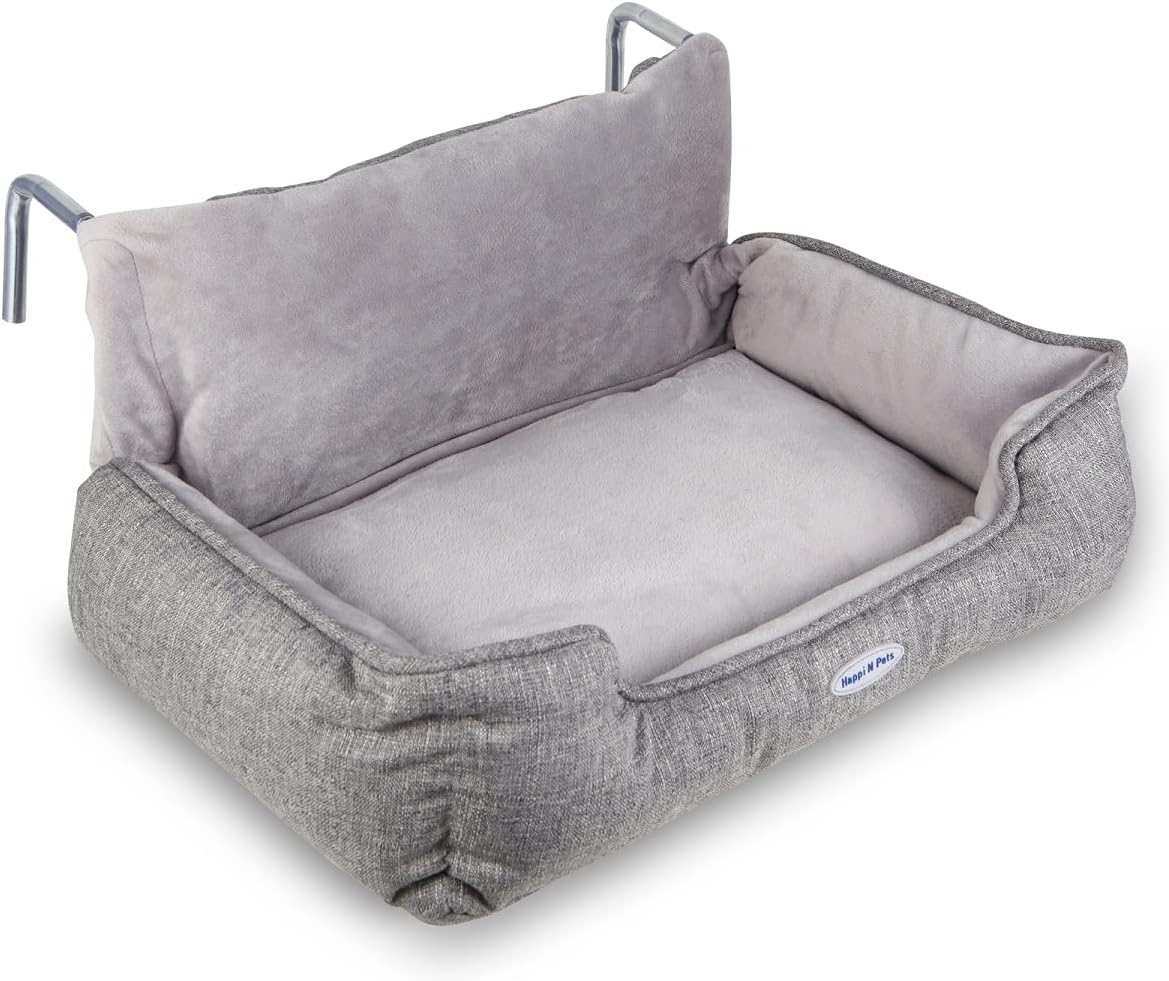 Happi N Pets - Katzenbett für Heizung, kuschelige Katzenliege/Katzenhängematte, verstellbar