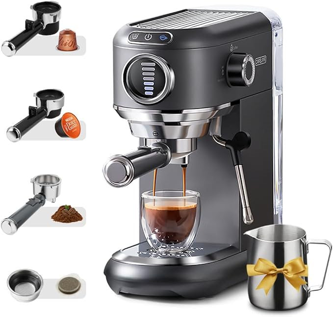 cafelffe - Espresso Maschine MK601F Grey