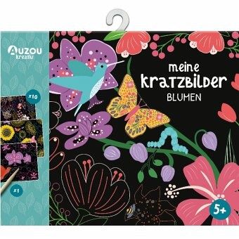 Mes images à gratter - fleurs