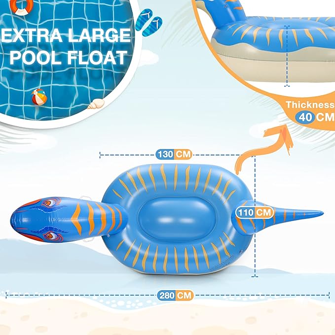 Bouée de piscine dinosaure Jojoin