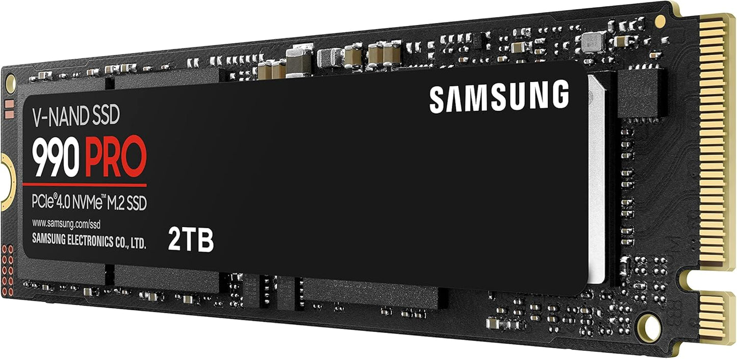 Samsung 990 PRO NVMe M.2 SSD, 2 TB, PCIe 4.0, 7.450 MB/s Lesen, 6.900 MB/s Schreiben