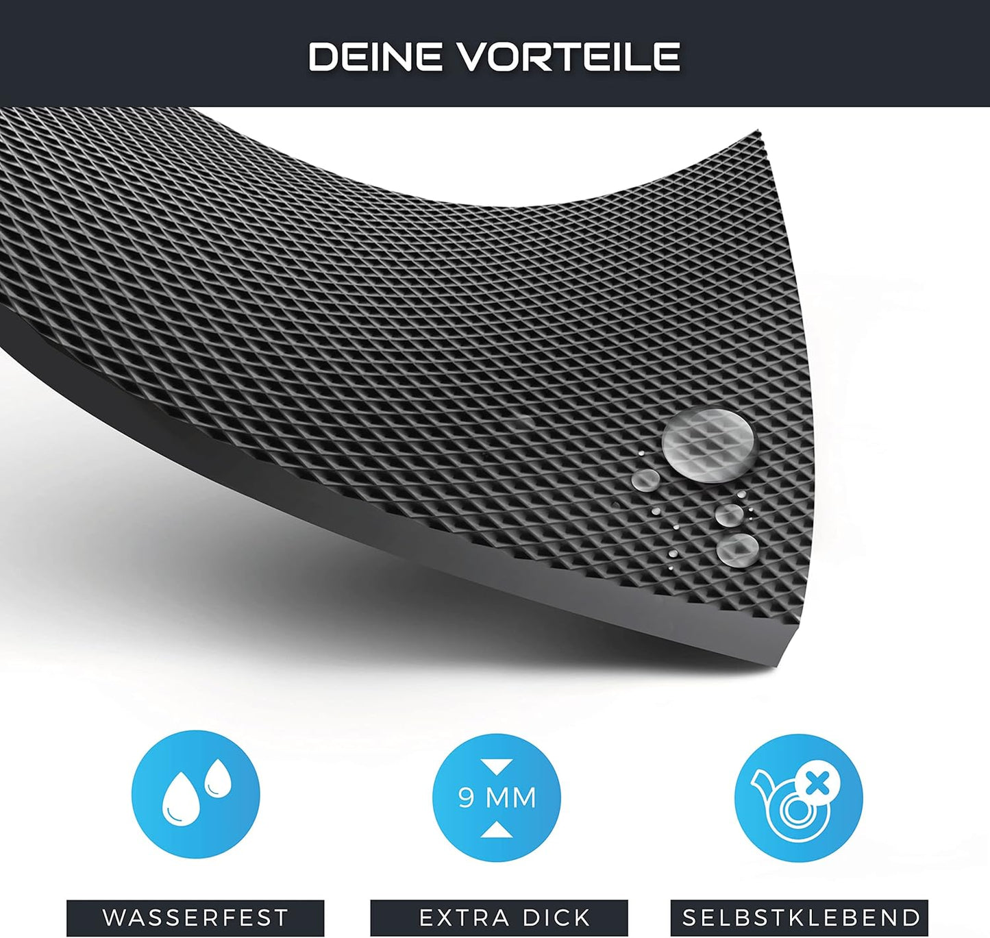 Schutz für Autotüre und Garagenwand, selbstklebend