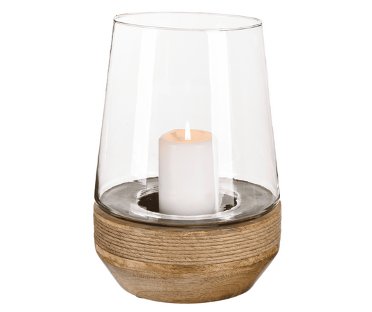 Windlicht Hurricane Beige, ⌀ 18 cm, H 245 mm