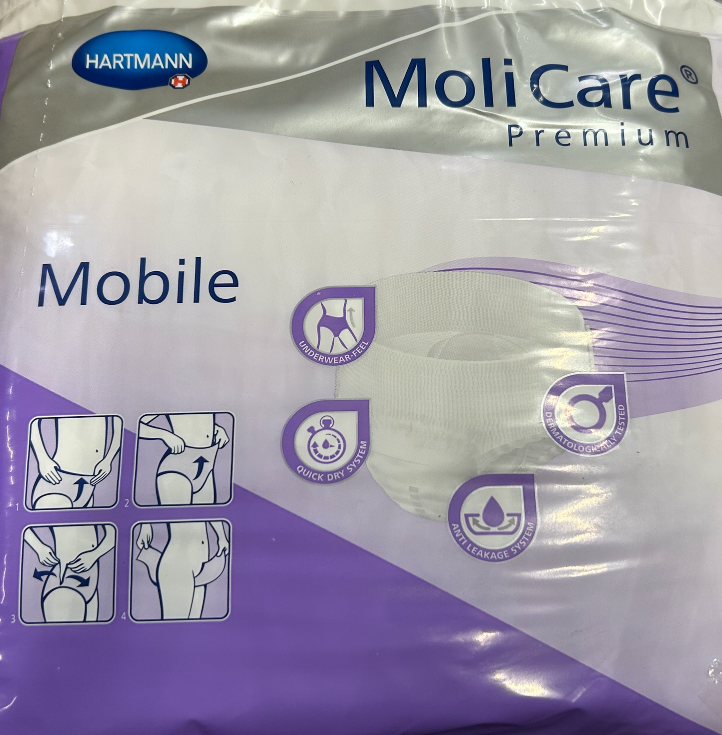 MoliCare premium, Fixpants, Inkontinenzhosen, 8 Tropfen, 14 Stück