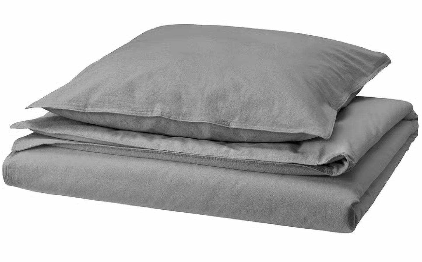 IKEA - Bettwäsche-set grau, Ängslilja, 140x200 cm, 2-teilig