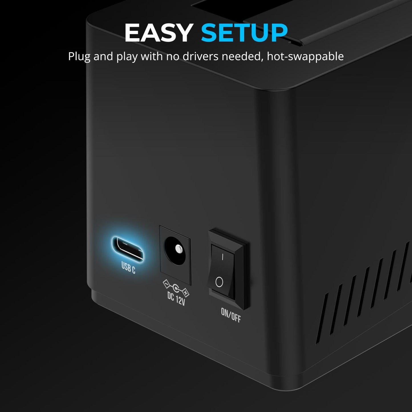 USB-C Hard Drive Docking StationSabrent 10Gbps Dockingstation – Maximale Speed für Profis & Gamer