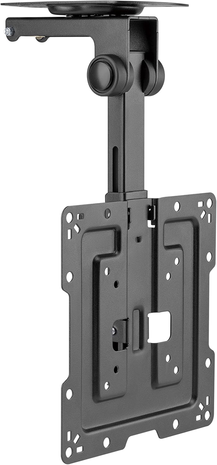 HALTERUNGSPROFI Premium TV ceiling mount, tiltable up to 105° for sloping ceilings, height adjustable, max. load capacity 20 kg, max. VESA 200x200, up to 43 inches CM422M