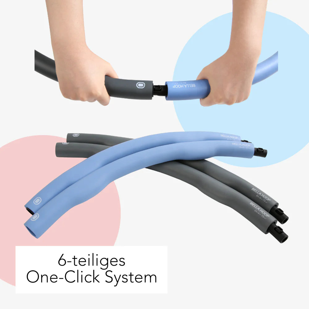 HULA HOOP REIFEN - BELLA.HOOP grau