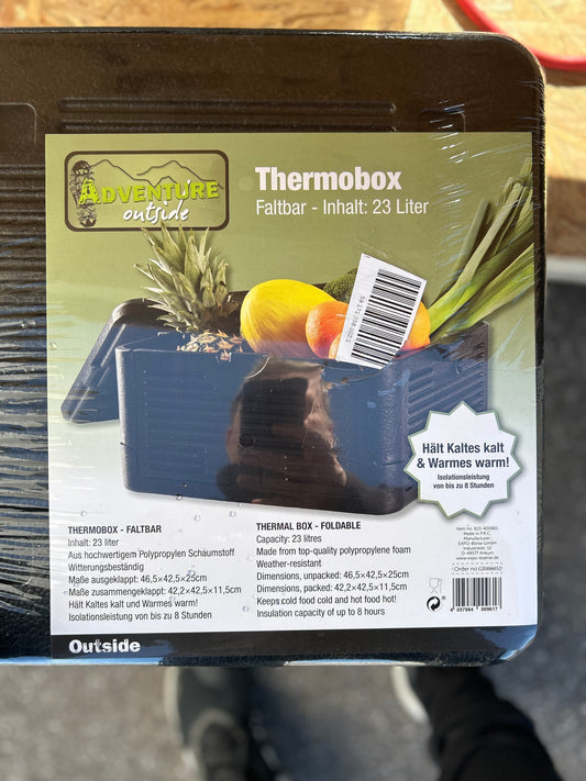 Thermobox, Isolierbox, Kühlbox, 23 Liter, faltbar