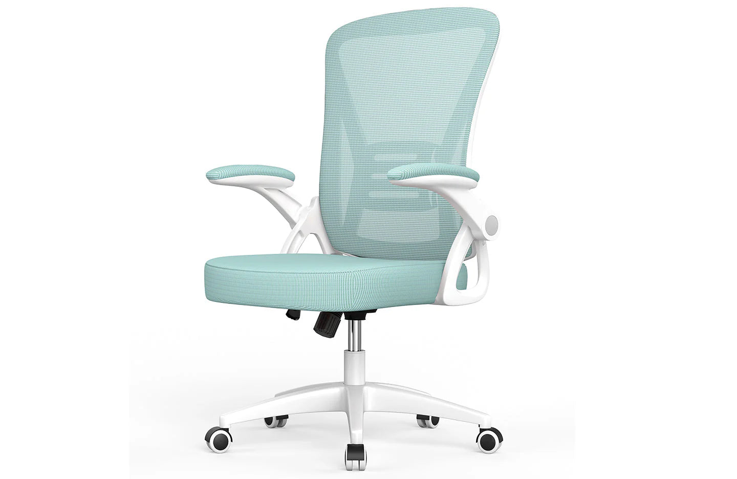 Office chair Ergonomic desk chair with 90° foldable armrest, height-adjustable office chair