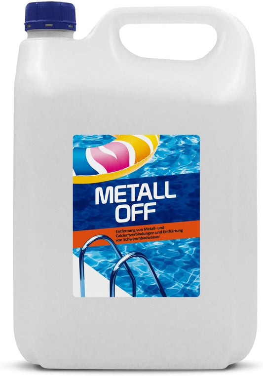 Gamix Metall-Ex für Pool | Metall entferner | Metall neutralisator für schwimbad | für kristallklares Wasser 4L