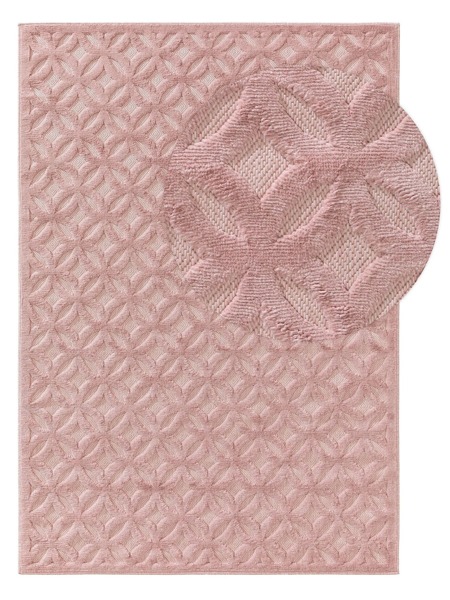 In- & Outdoor-Teppich Bonte Rosa 80x150cm
