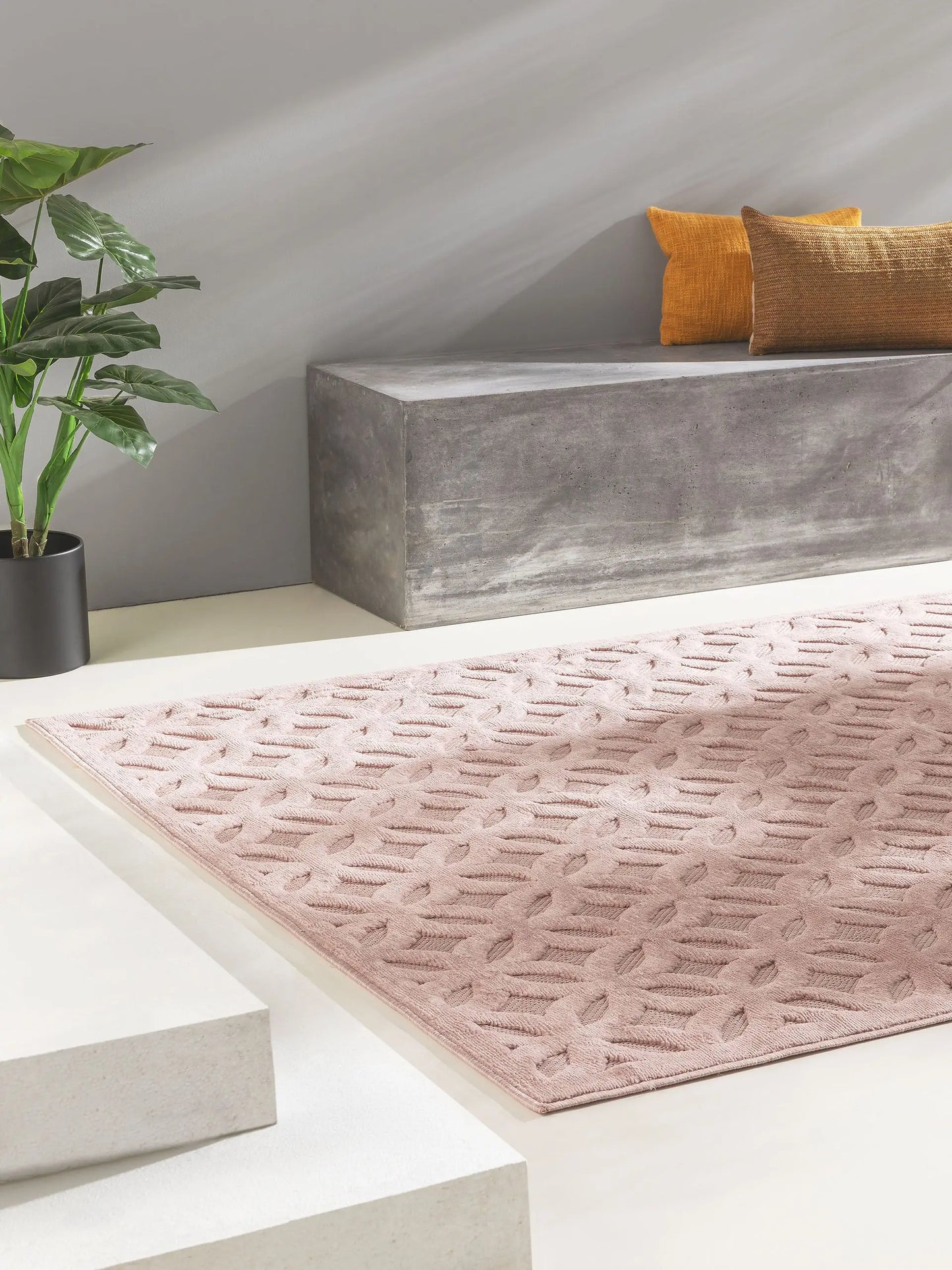 In- & Outdoor-Teppich Bonte Rosa 80x150cm
