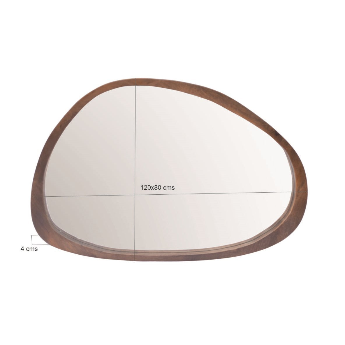 Brix - Spiegel Brix Jaira Walnut - Mangoholz